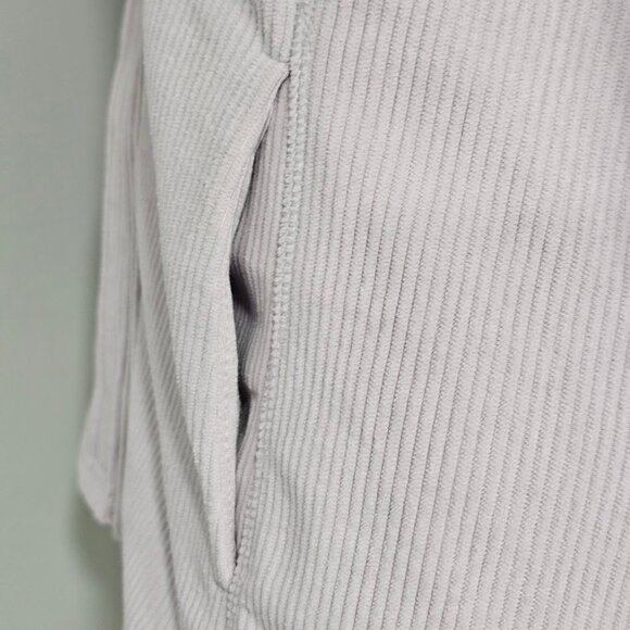 Andrew Marc Ribbed Full Zip Jacket Small Lavender - Picture 5 of 10